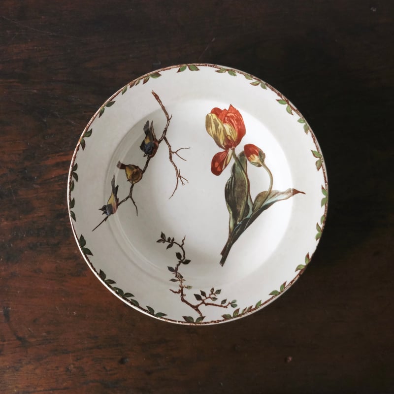 HB&Cie ショワジールロワ Oxford オックスフォード 深皿 手彩色 φ24