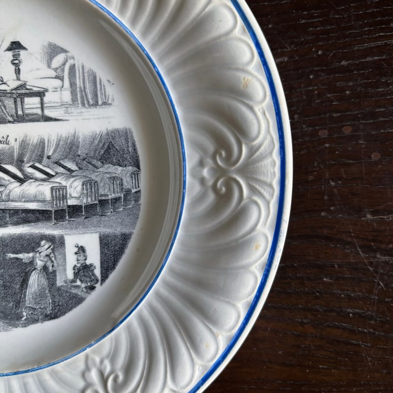 Creil & Montereau クレイユモントロー クレイユエモントロー 平皿