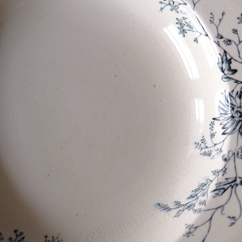 NIMI 小花柄の皿 1800年代 NIMI 小花柄の皿 1800年代 Noritakeノリタケ RC 小花柄が美しい変形皿