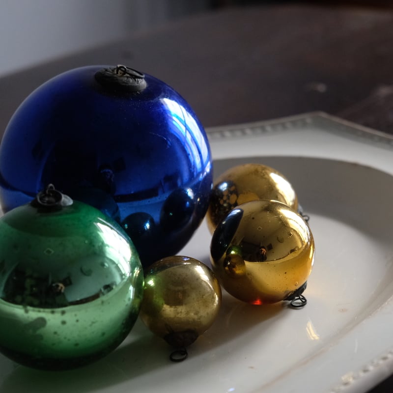 クリスマスボール オーナメント マーキュリーグラス ガラス玉 5.5cm