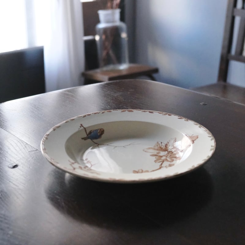 HB&Cie ショワジールロワ Oxford オックスフォード 深皿 リム皿 手彩色