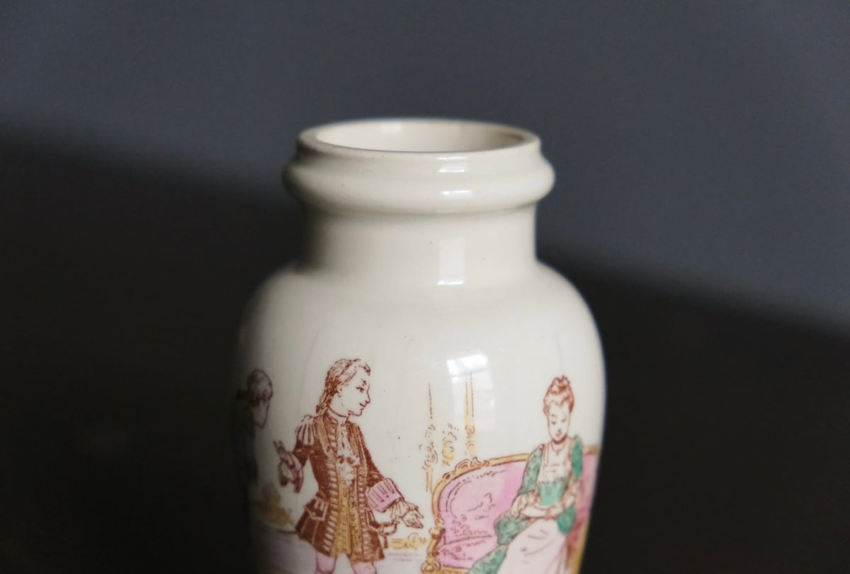 Lunéville リュネヴィル マスタードポット h9.8cm フランス