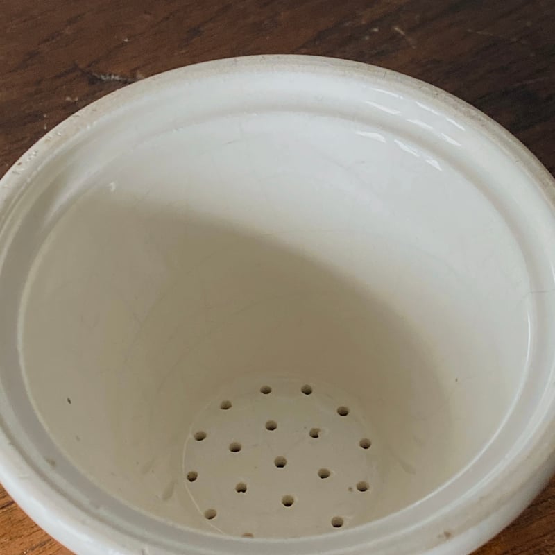 フランスアンティーク　南フランス　水切り 小さな フェセル 水切り h5.4cm フランス アンティーク 0501635
