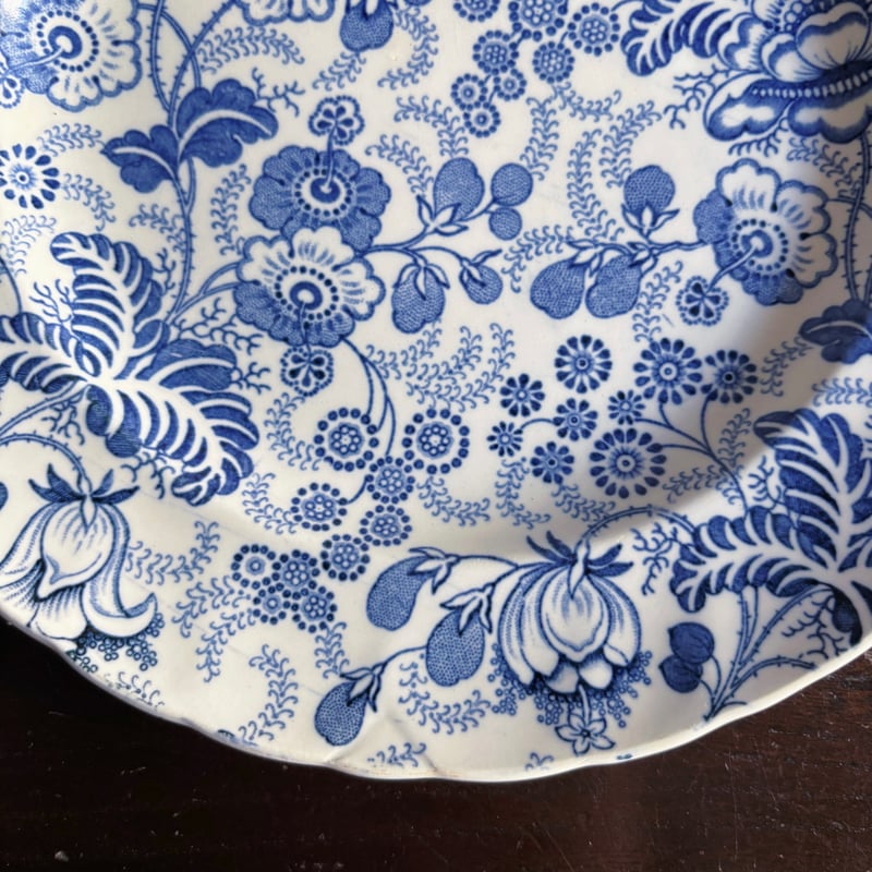 J.Vieillard&Cie/Bordeaux ボルドー タピスリー 平皿 φ20.6cm