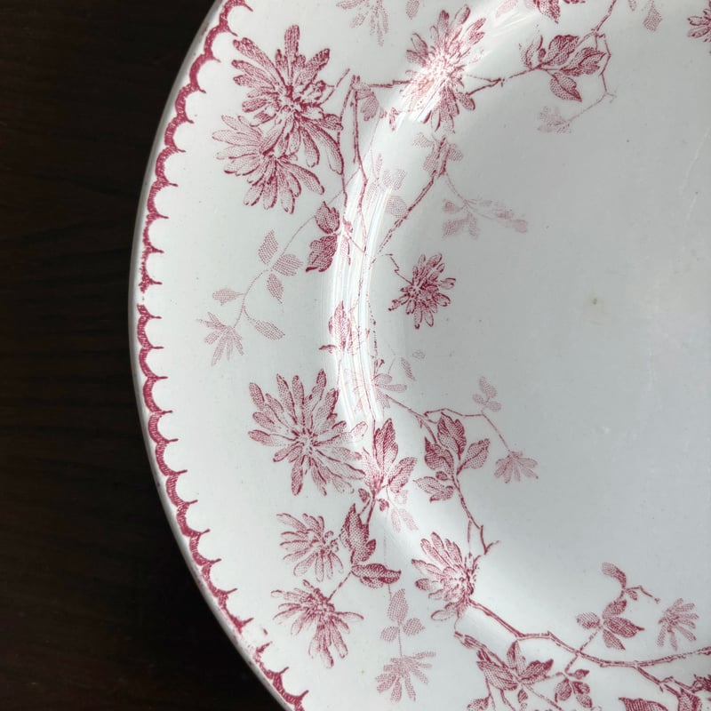 Creil & Montereau ミニャルディーズ 平皿 デザート皿 φ20.5cm クレイ