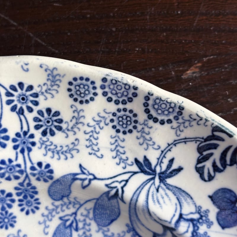 J.Vieillard&Cie/Bordeaux ボルドー タピスリー 平皿 φ20.6cm