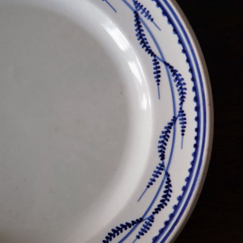 クレイユモントロー　KANTARA アンティーク　平皿② クレイユモントロー KANTARA アンティーク 平皿①オンライン