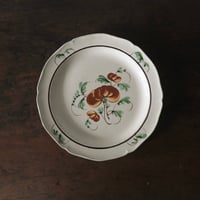 レア！フランス　アンティーク　David Johnston ボルドー窯　平皿 David Johnston Bordeaux ボルドー タピスリー 平皿 φ22.8cm フ