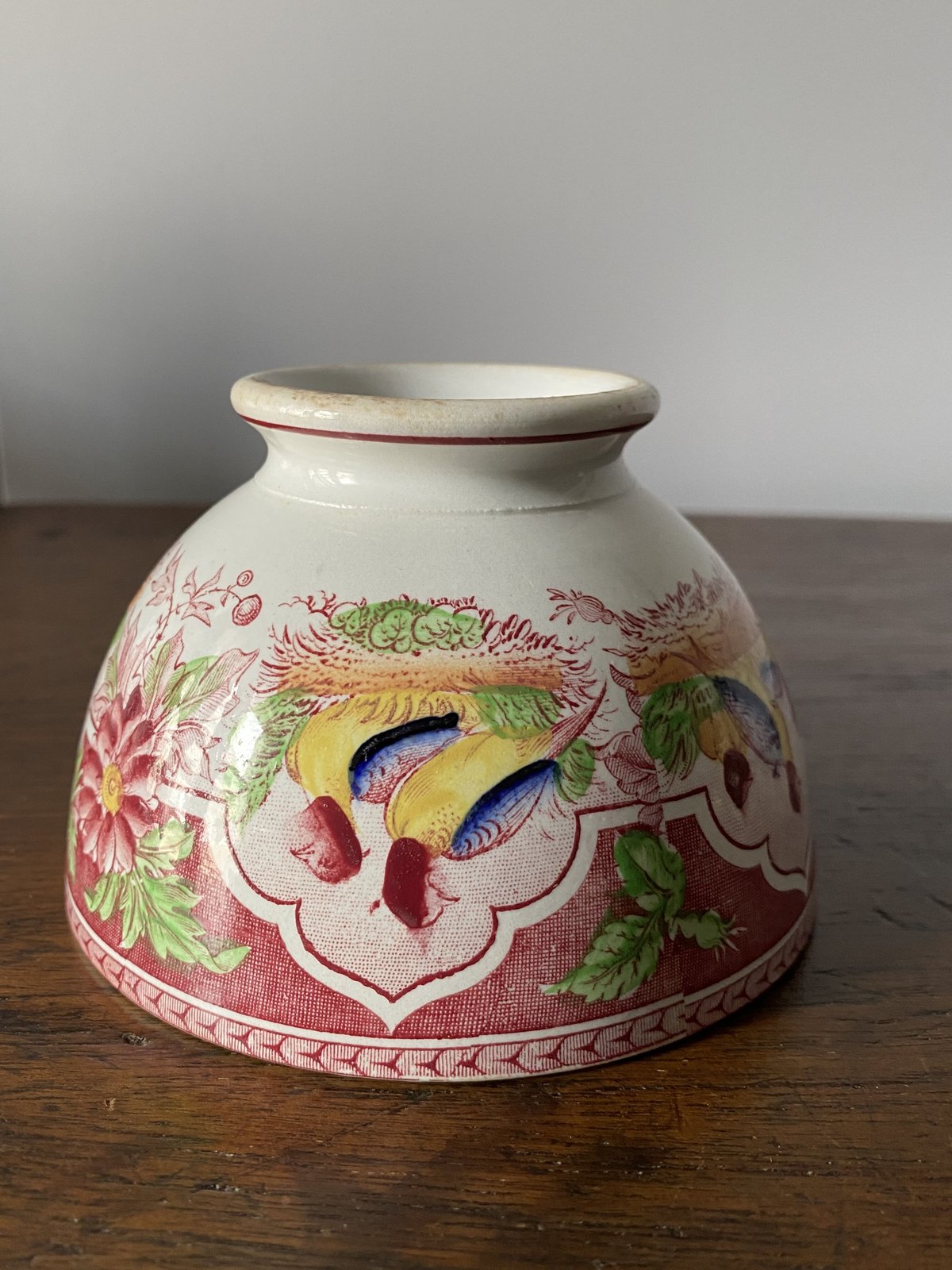 フランスアンティーク☘️大アイビー柄カフェオレボウル サルグミンヌ