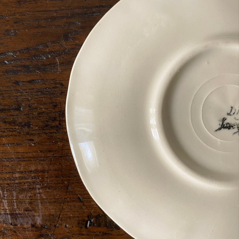 Digoin&Sarreguemines ディゴワン サルグミンヌ 花リム コーヒー