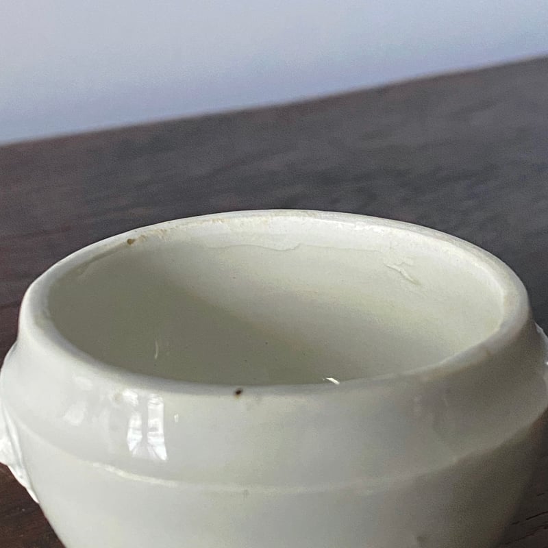 白陶器 ディネット ふたなし スーピエール & コンポティエ