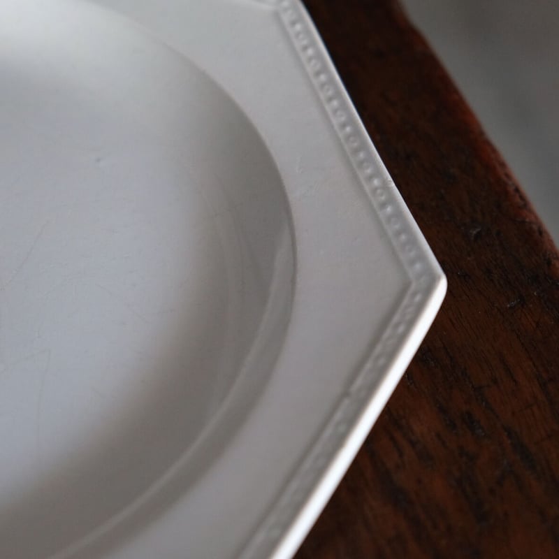 クレイユ 1800年代前半 オクトゴナル ディナーサイズ ダイヤ柄