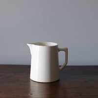 Choisy le Roi ショワジールロワ 白 ピシェ ピッチャー 花器 花瓶 h19.5