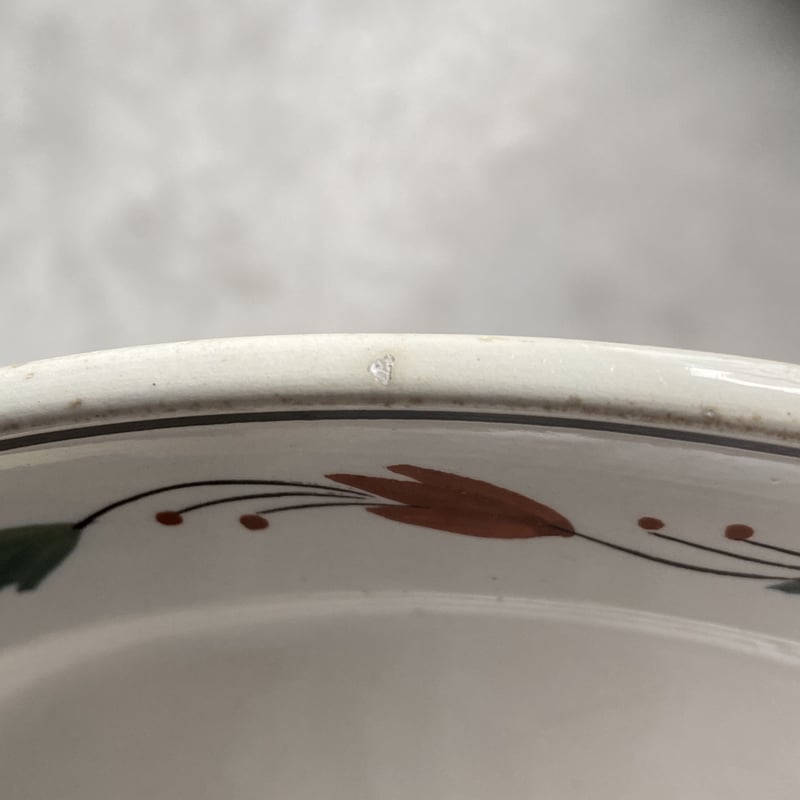 18世紀後期-19世紀前期 LONGWY 刻印 ロンウィ ファイアンスフィーヌ