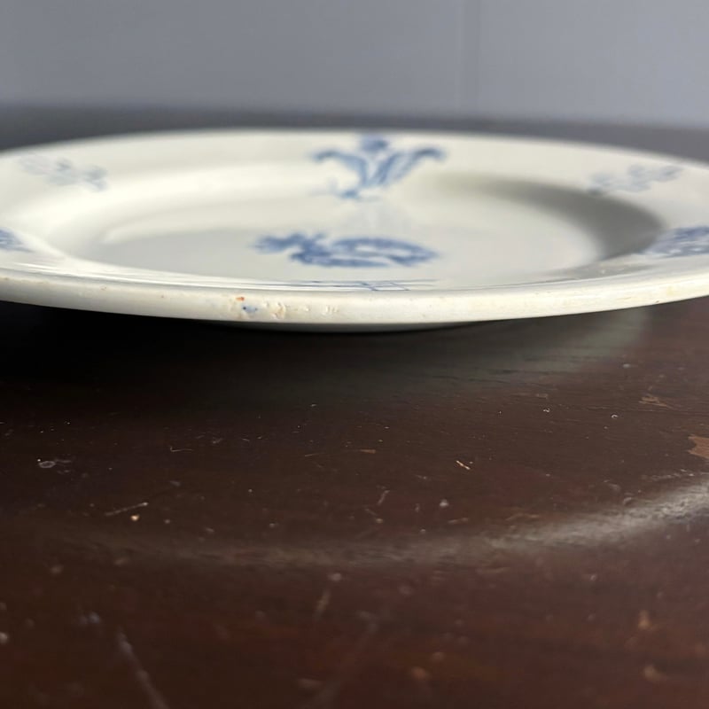 K&G Lunéville ロレーヌ 十字 紋章ディナー 皿 φ23.9cm フランス アンテ