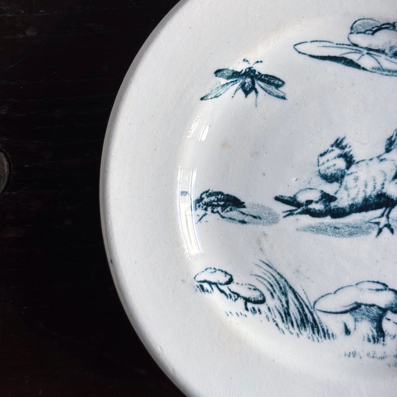 c ディネット 平皿 おそらく リュネビル フランス アンティーク c