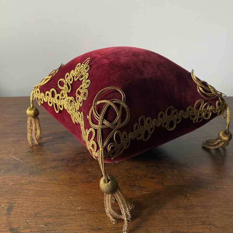 フランスアンティークのピンクッション ピン クッション グローブドマリエ ナポレオン3世様式 フランス