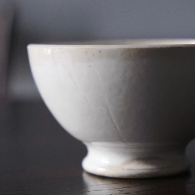 Longwy ロンウィ 白 カフェオレ ボウル フランス アンティーク a