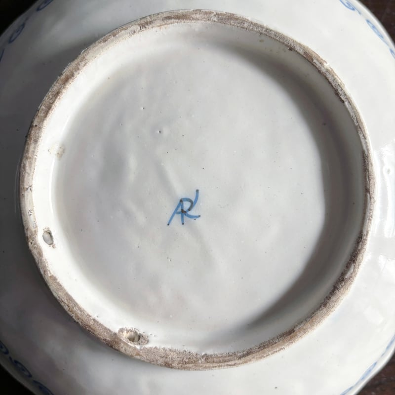 18世紀 デルフト Delft 輪花 ボウル サラディエ オランダ アンティーク
