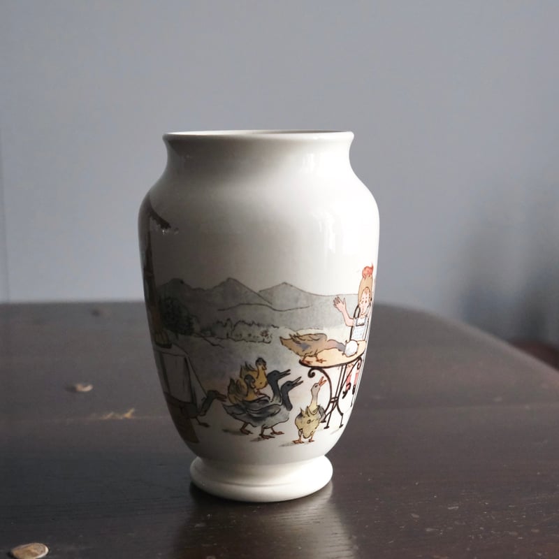 Sarreguemines サルグミンヌ ポット h13.6cm フラワーベース 花瓶 花器