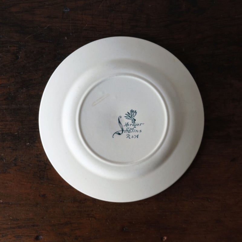サラン Salins Herbier エルビエ 押し花柄 デザート 皿 サラン Salins Herbier エルビエ 押し花柄 デザート 皿