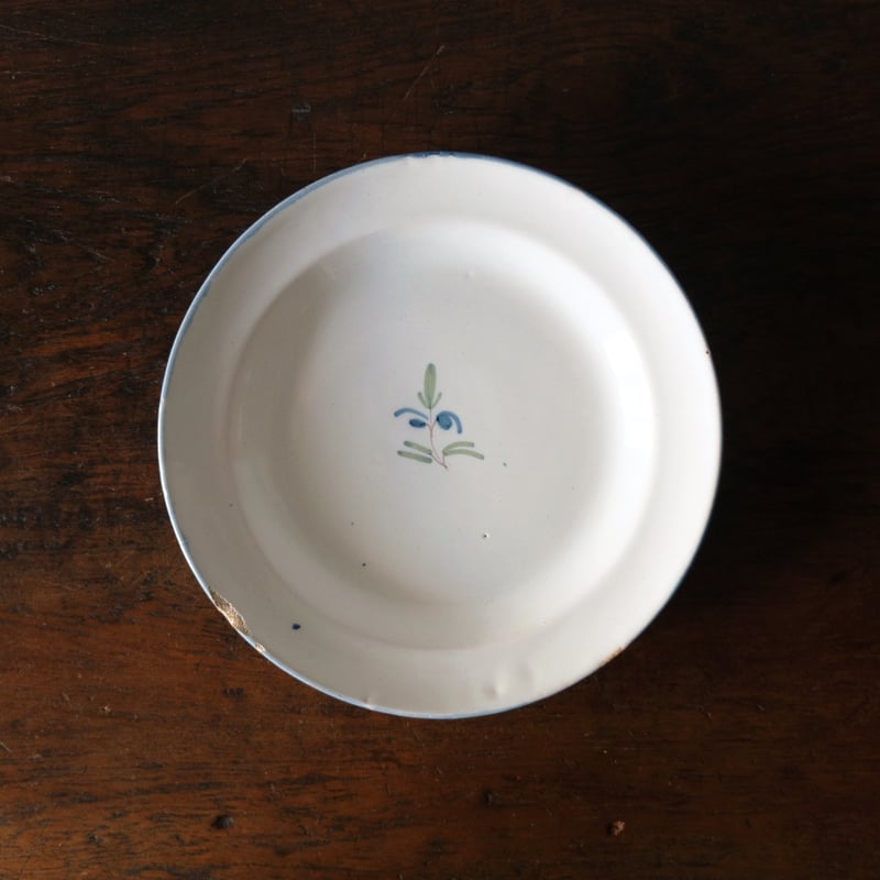VARAGE ヴァラージュ 平皿 リム皿 φ22cm フランス アンティーク VARAGE ヴァラージュ 平皿 リム皿 φ22cm フランス アンティーク