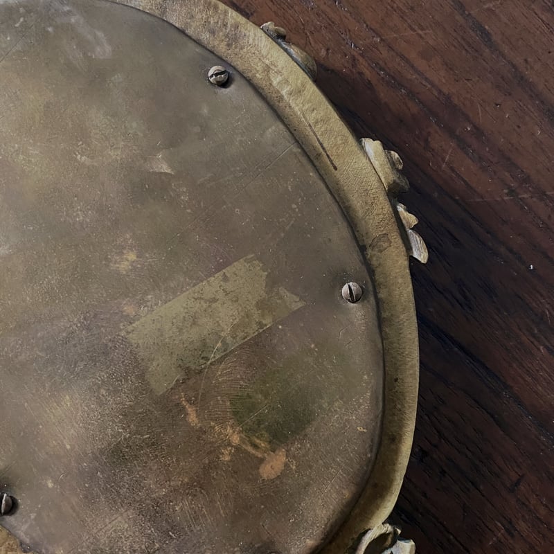 手鏡 ミラー ロカイユ装飾 アンティーク 050044 | jinen_antique