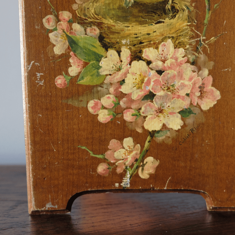 レター フォルダー スタンド 木製 フランス アンティーク 050106