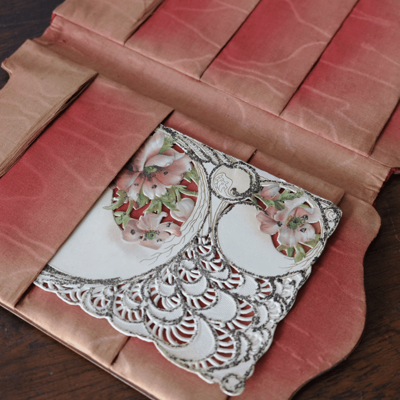 レター フォルダー スタンド 木製 フランス アンティーク 050106