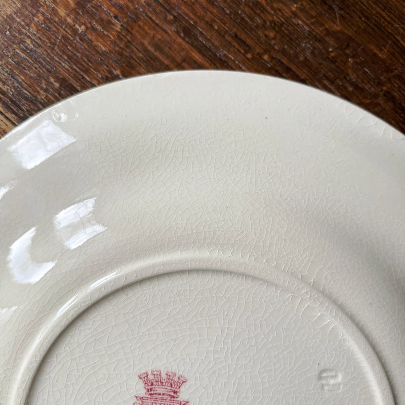 Gien Lilas ジアン リラ 平皿 デザート皿 φ21.5cm フランス