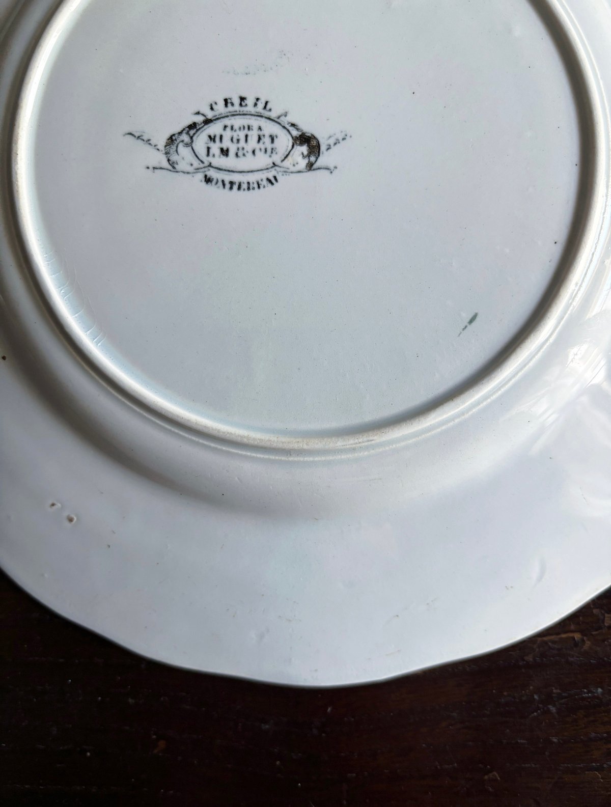 希少 creil montereau フローラ MUGUET スズラン