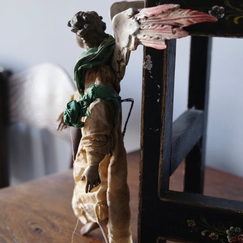 サントン人形　サントス　陶器　古道具　骨董 サントン人形 サントス アンティーク 0501707 | jinen_antique