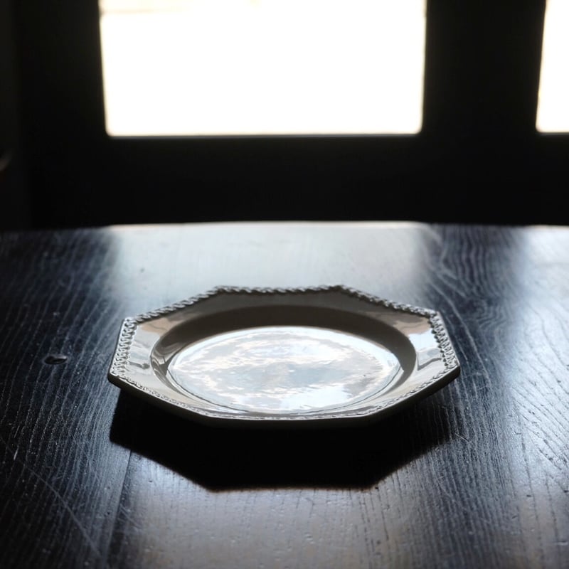 ナンスサンタンヌ Nans-Sous-Sainte-Anne オクトゴナル 平皿 デザート