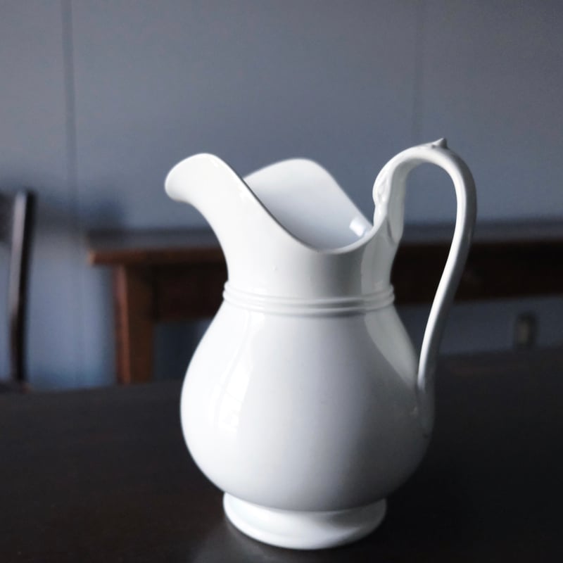 J.Vieillard&Cie ボルドー 白 ピシェ h22.5cm 花器 花瓶 J.Vieillard&Cie ボルドー 白 ピシェ h22.5cm 花器 花瓶