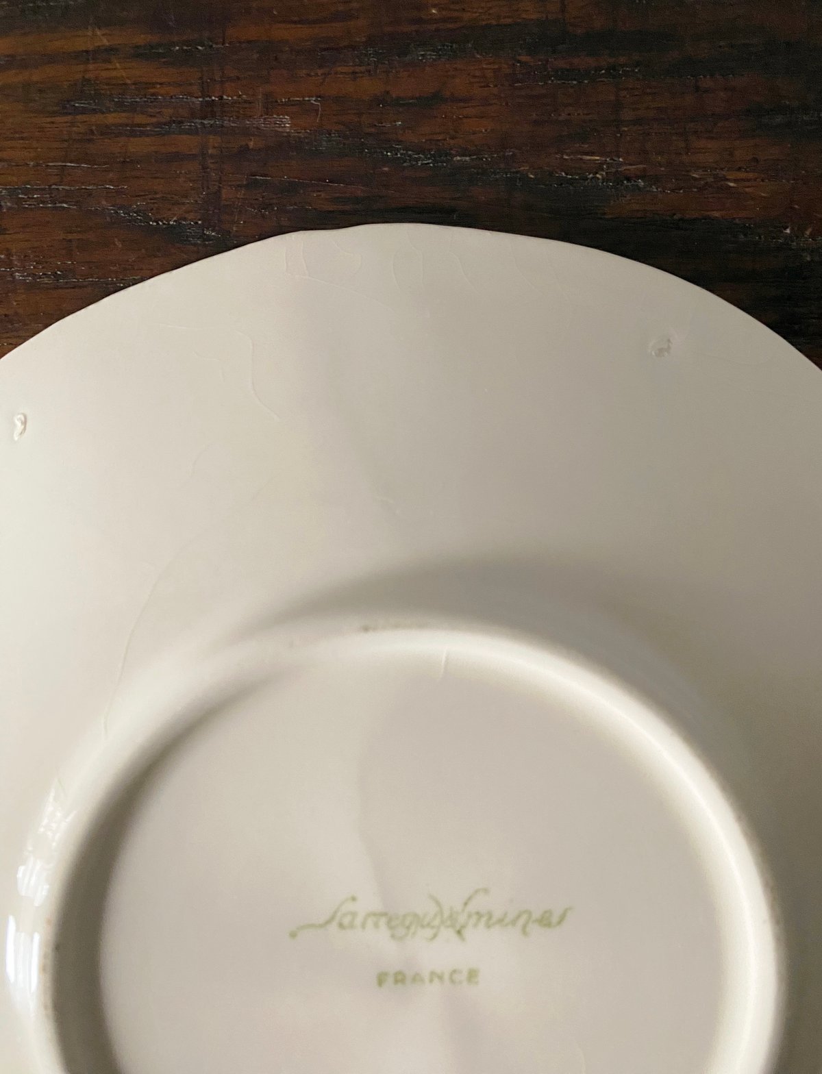 レア◆南仏ヴァロリス窯 茶釉リムオクトゴナル＃ムスティエキュノワールサルグミンヌ レア◇南仏ヴァロリス窯 茶釉リムオクトゴナル＃ムスティエキュ