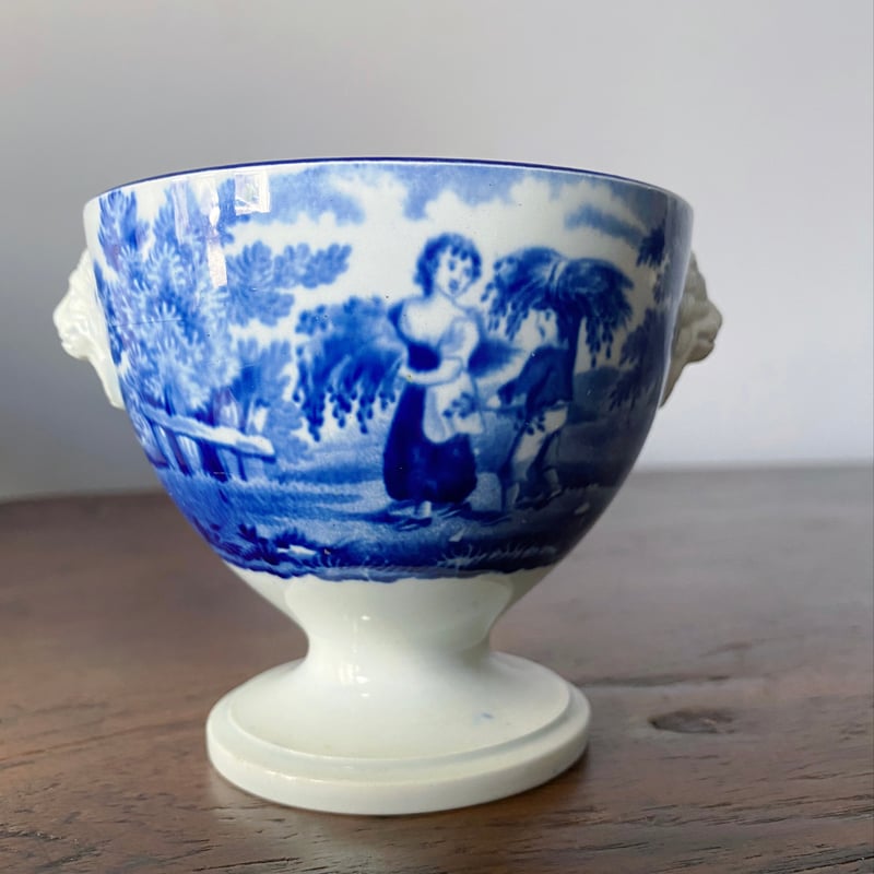 小さめ ゴブレット型陶器 シュクリエ ドラジョワー h8cm