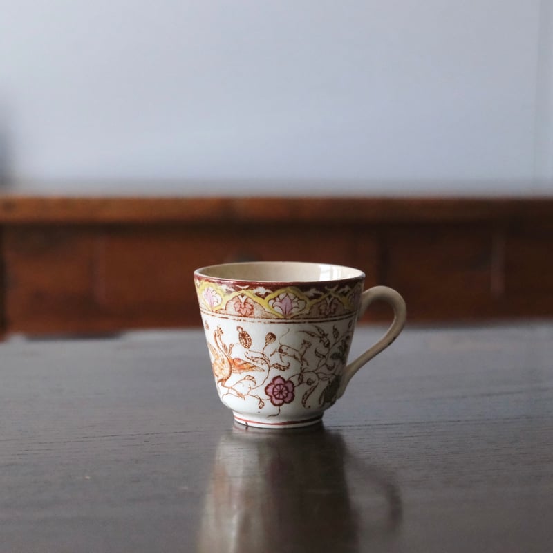 希少　美品　ジョワジールロワ　ショコラカップ　マロン　フランスアンティーク 希少 美品 ジョワジールロワ ショコラカップ マロン フランス