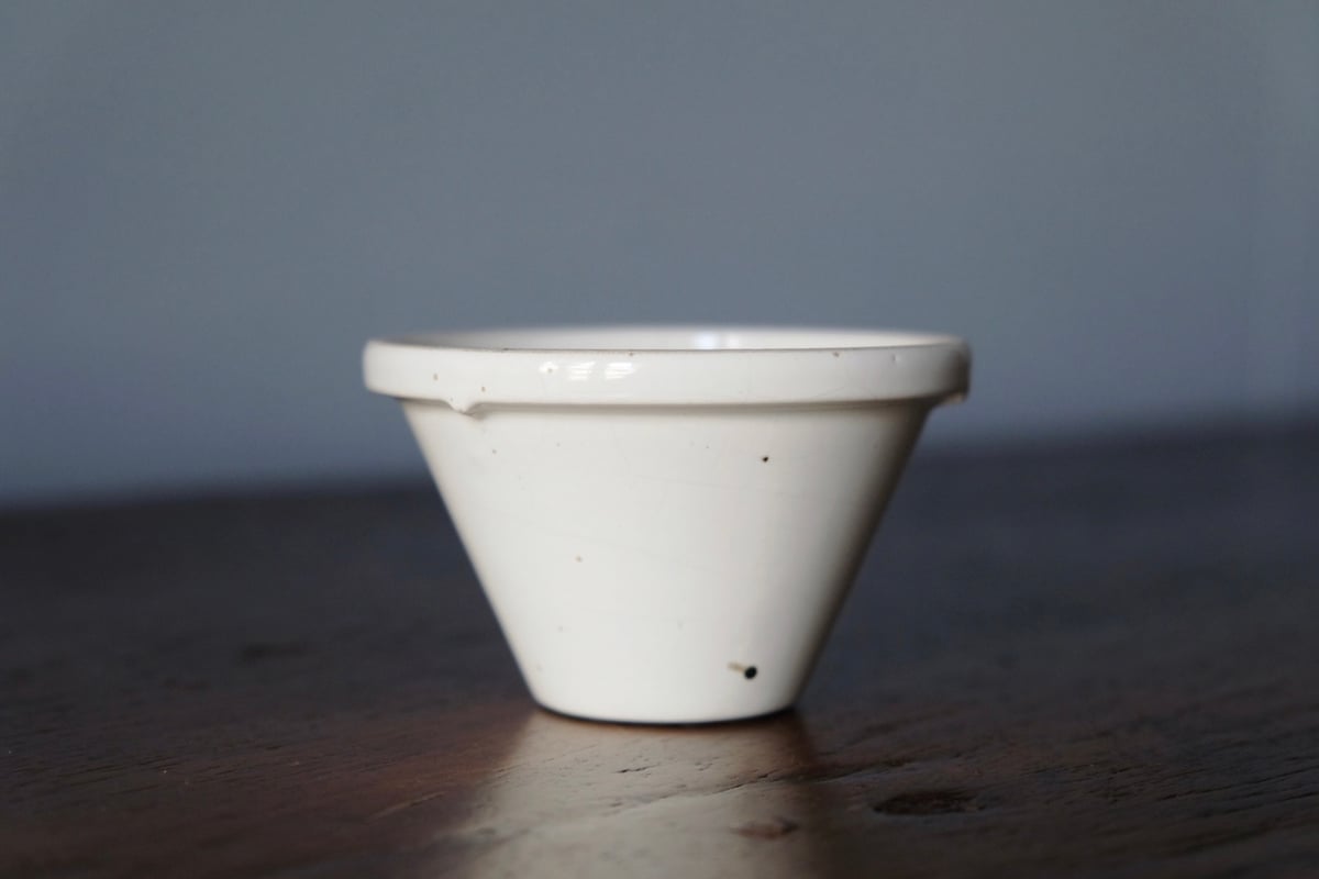 小さな フェセル 水切り h5.4cm フランス アンティーク 0501635