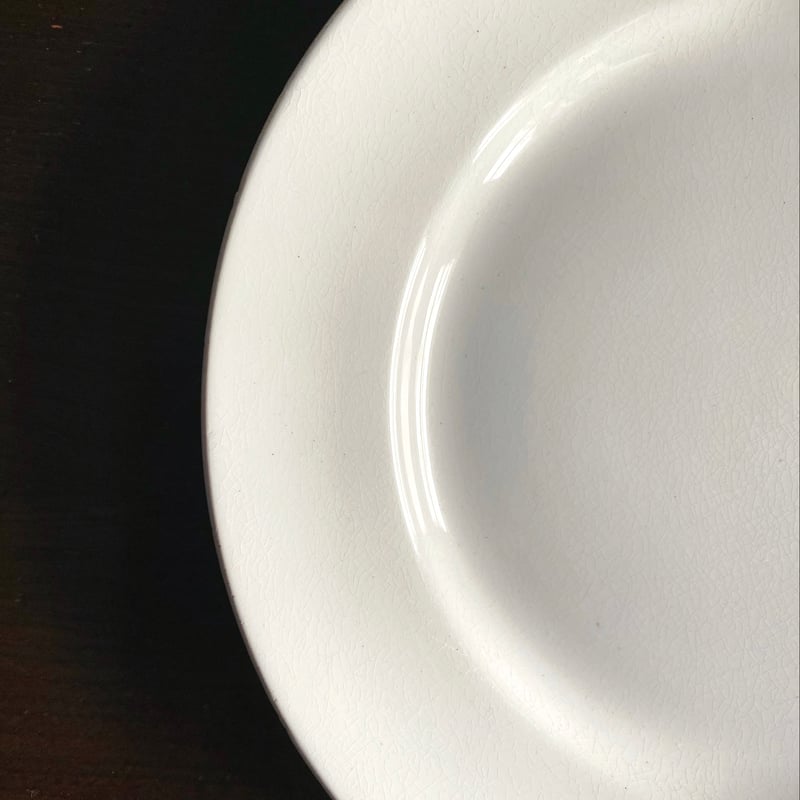 Luneville リュネヴィル 平皿 白皿 リム皿 φ21.5cm フランス Luneville リュネヴィル 平皿 白皿 リム皿 φ21.5cm フランス