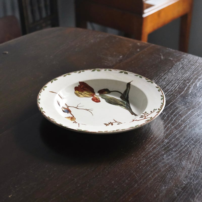 HB&Cie ショワジールロワ Oxford オックスフォード 深皿 手彩色 φ24