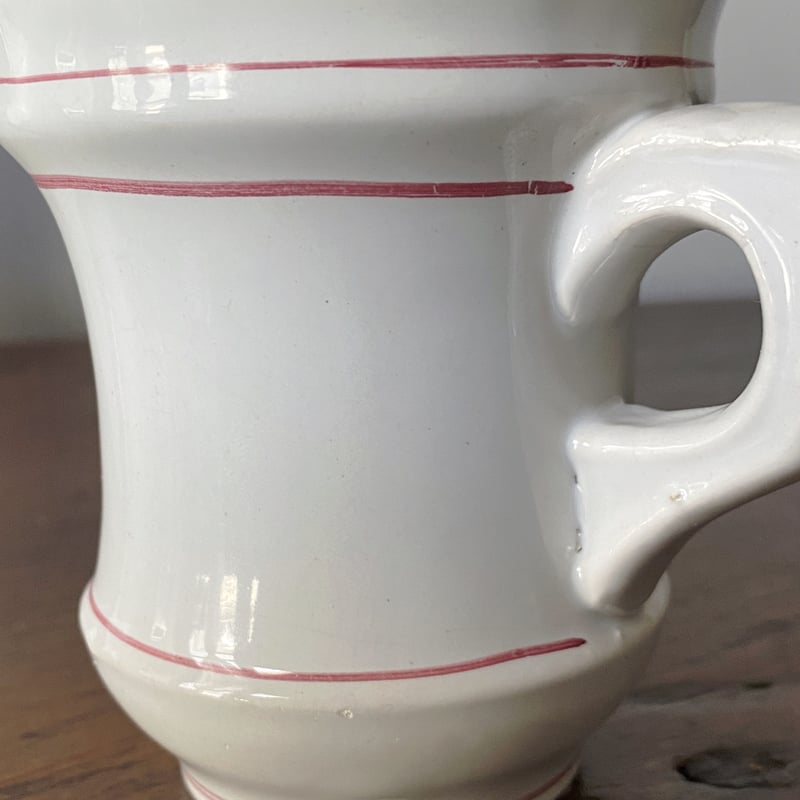 ブリュロ カップ コーヒーカップ 赤線 フランス アンティーク