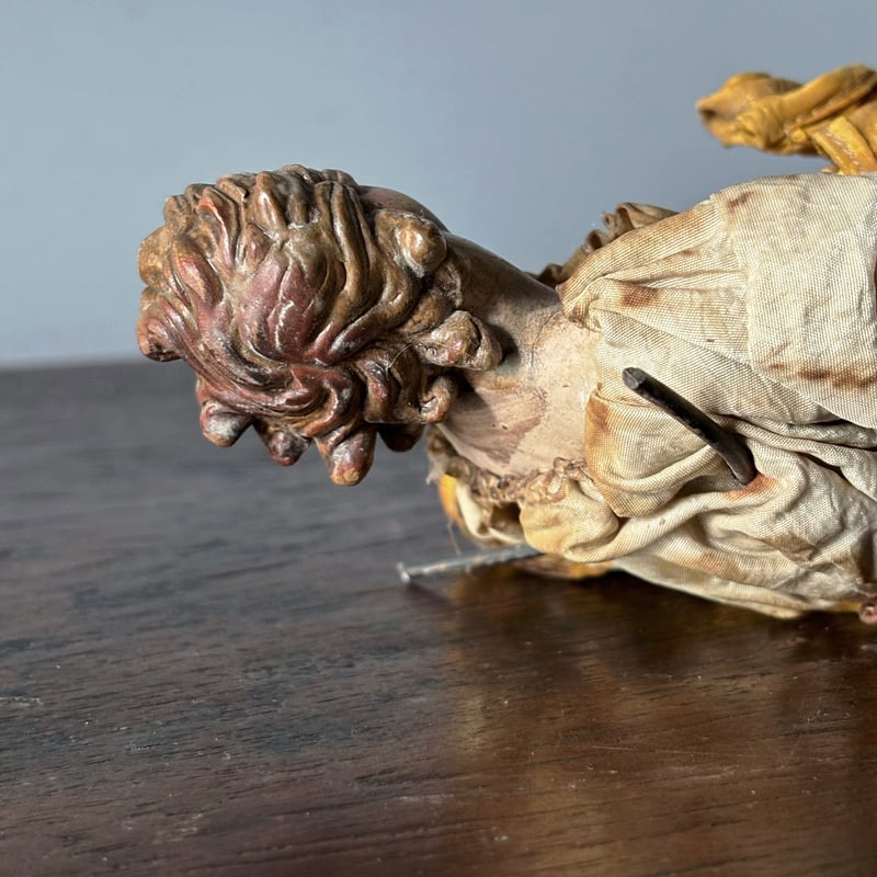 サントン人形　サントス　陶器　古道具　骨董 サントン 人形 サントス アンティーク 0501707 | iichi 日々の