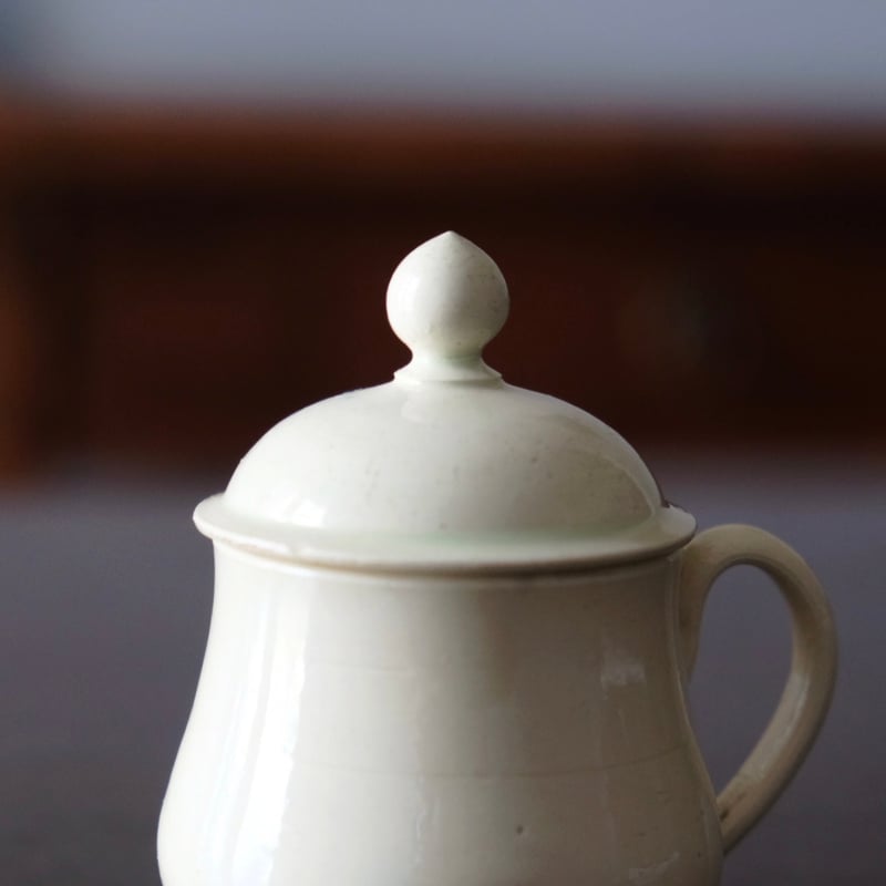 19世紀初期 ファイアンスフィーヌ クリームポット カップ