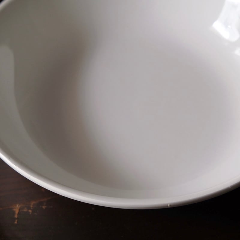 Digoin&Sarreguemines ディゴワンサルグミンヌ カロット 深皿 白皿 20.