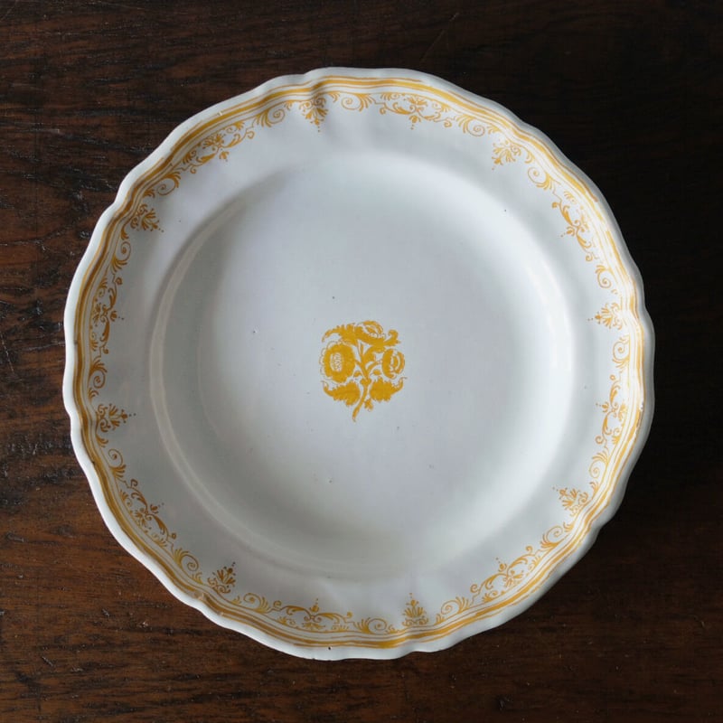 フランスアンティーク 18世紀ムスティエ✖️印あり