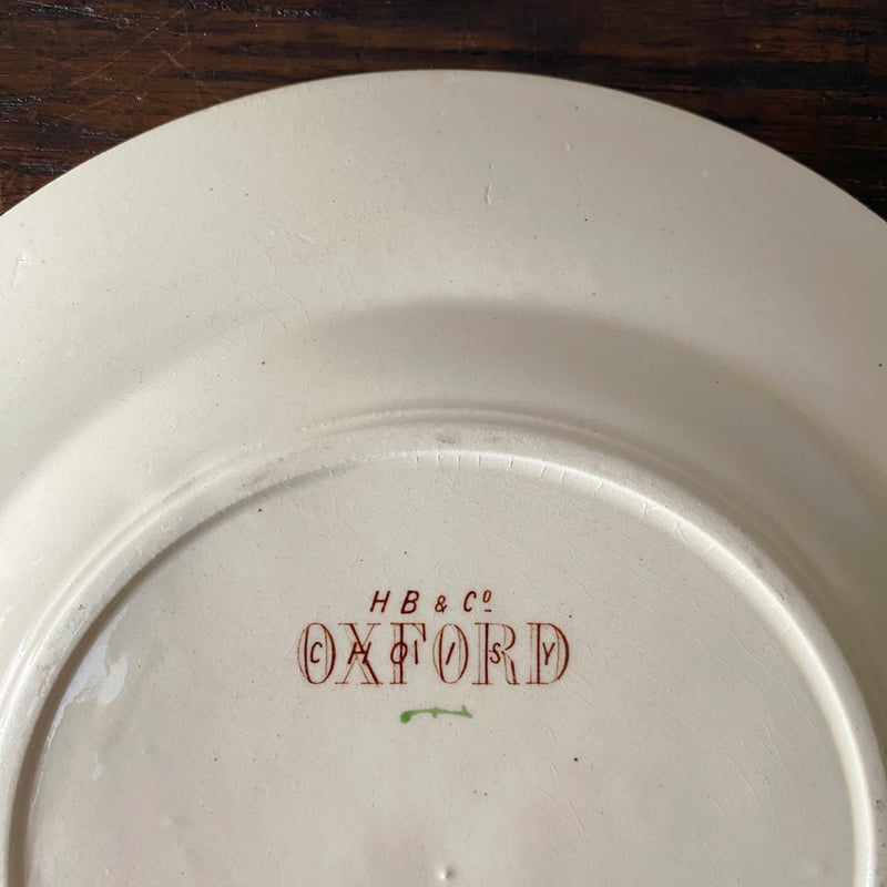 HB&Cie ショワジールロワ Oxford オックスフォード 平皿 手彩色
