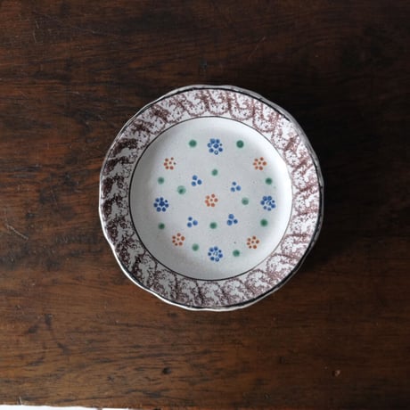 19世紀 キュノワール デザートサイズ 平皿 アンティーク 050355