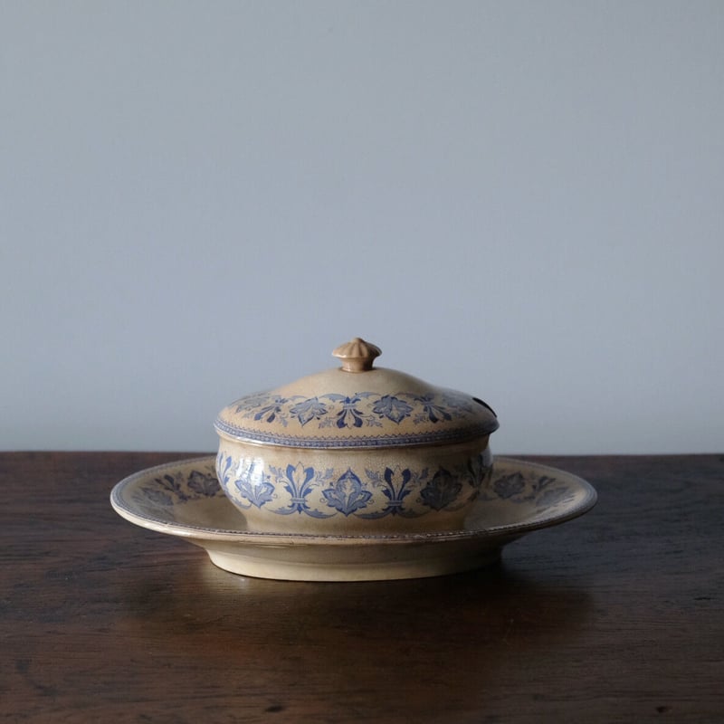 蓋つき ソーシエール アンティーク 0501151 | jinen_antique