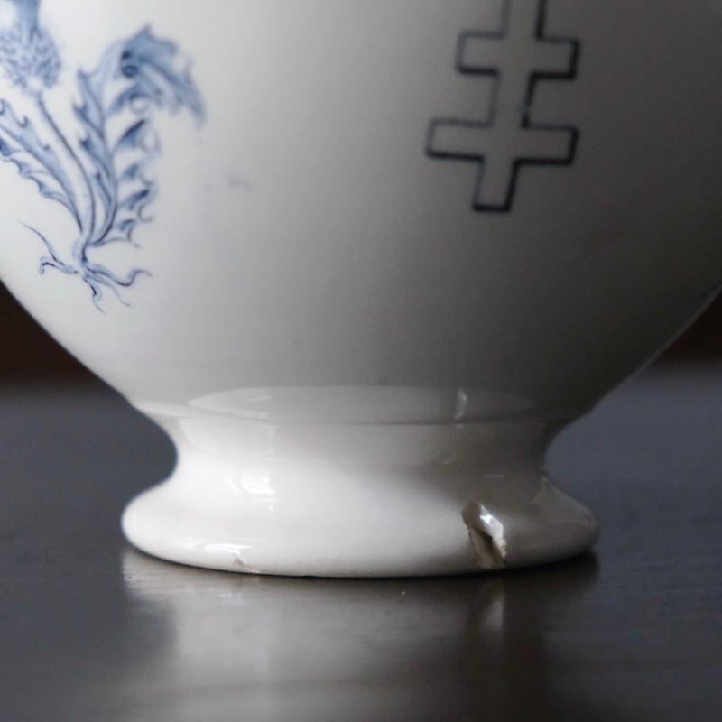 Lunéville ロレーヌ十字 カフェオレ ボウル h9cm ビンテージ フランス