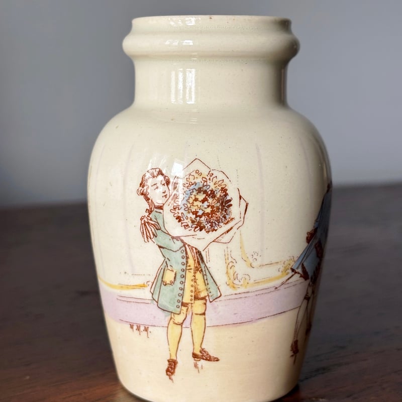 Lunéville リュネヴィル マスタードポット h9.8cm フランス